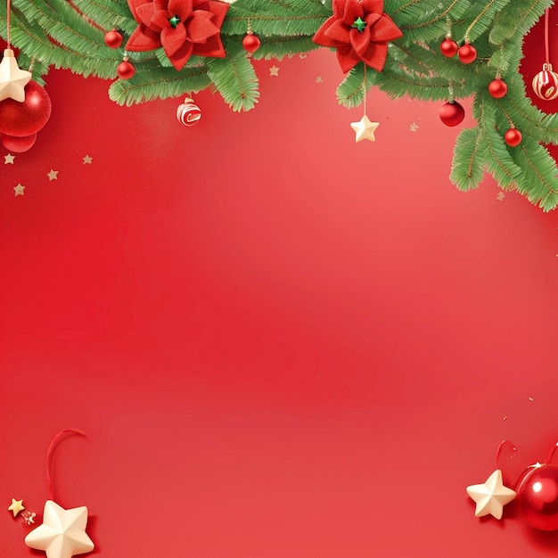 Premium AI Image | Happy Christmas Day background generated Ai