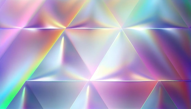 Premium AI Image | Holographic iridescent background by Generative AI