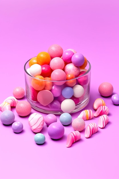 Premium AI Image | illustration of candy