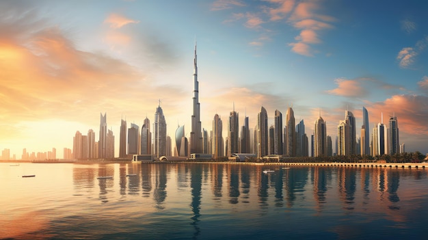 Premium Photo | Luxury dubai buildings