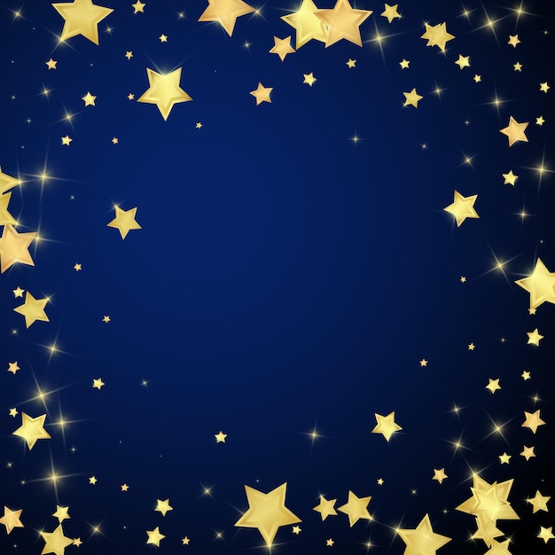 Premium Photo | Magic stars vector overlay gold stars scattered