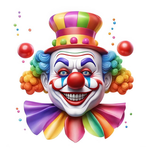 Premium Photo | Multicolor Funny Clown Clipart