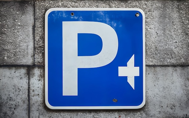 Premium AI Image | Parking symbol