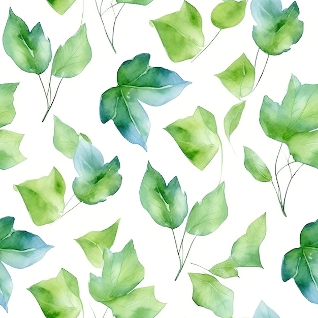 Premium AI Image | Poison ivy leaves pattern image.