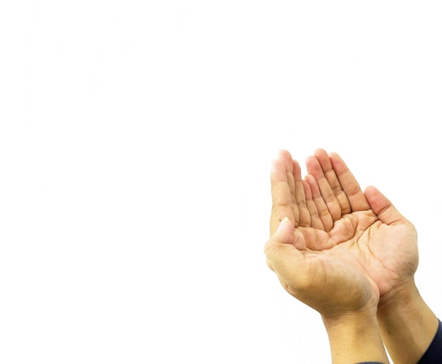 Premium Photo | Praying hands islamic background