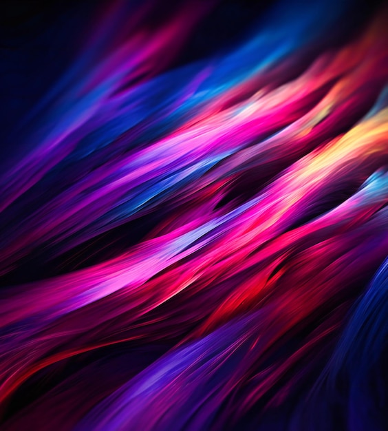 Premium Photo | Purple and blue abstract background with blurry lines