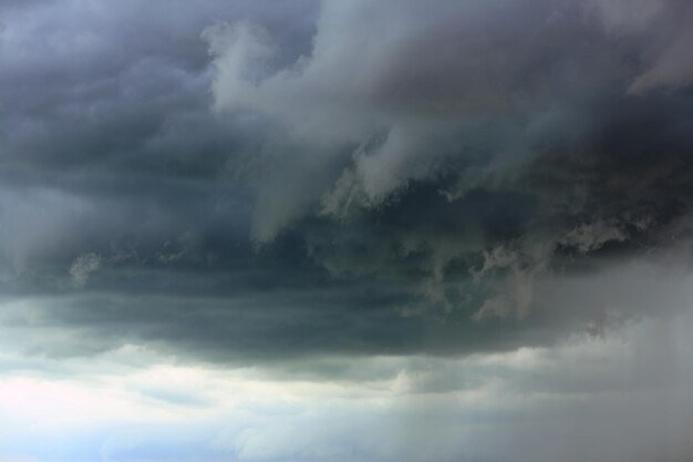 Premium Photo | Sky with heavy rainy clouds on grey day