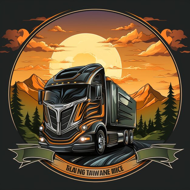 Premium Photo | Trucking logo