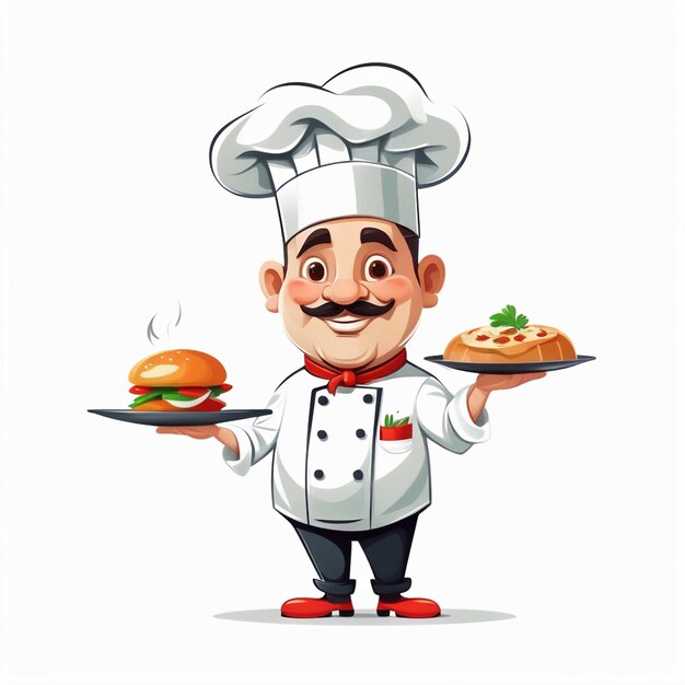 Premium Photo | Vector chef character design