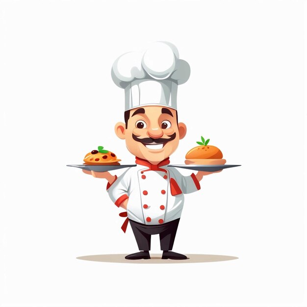 Premium AI Image | vector chef character design