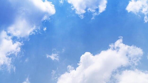 Premium Photo | White cloud and blue sky background with copy space