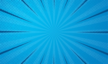 Premium Vector | Abstract comic cartoon blue background