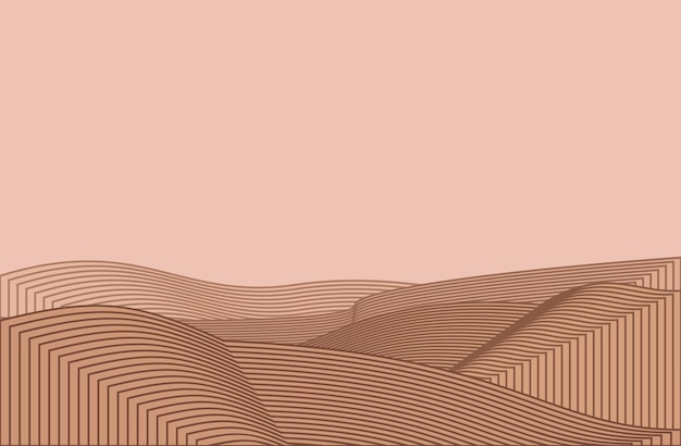 Premium Vector | Abstract mountain contemporary aesthetic backgrounds  landscape