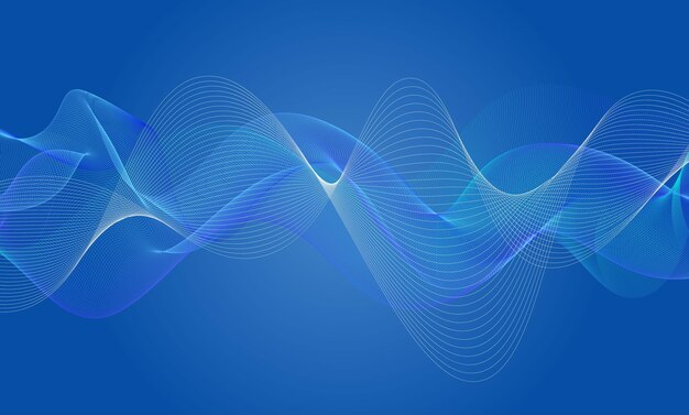 Premium Vector | Abstract wave lines background