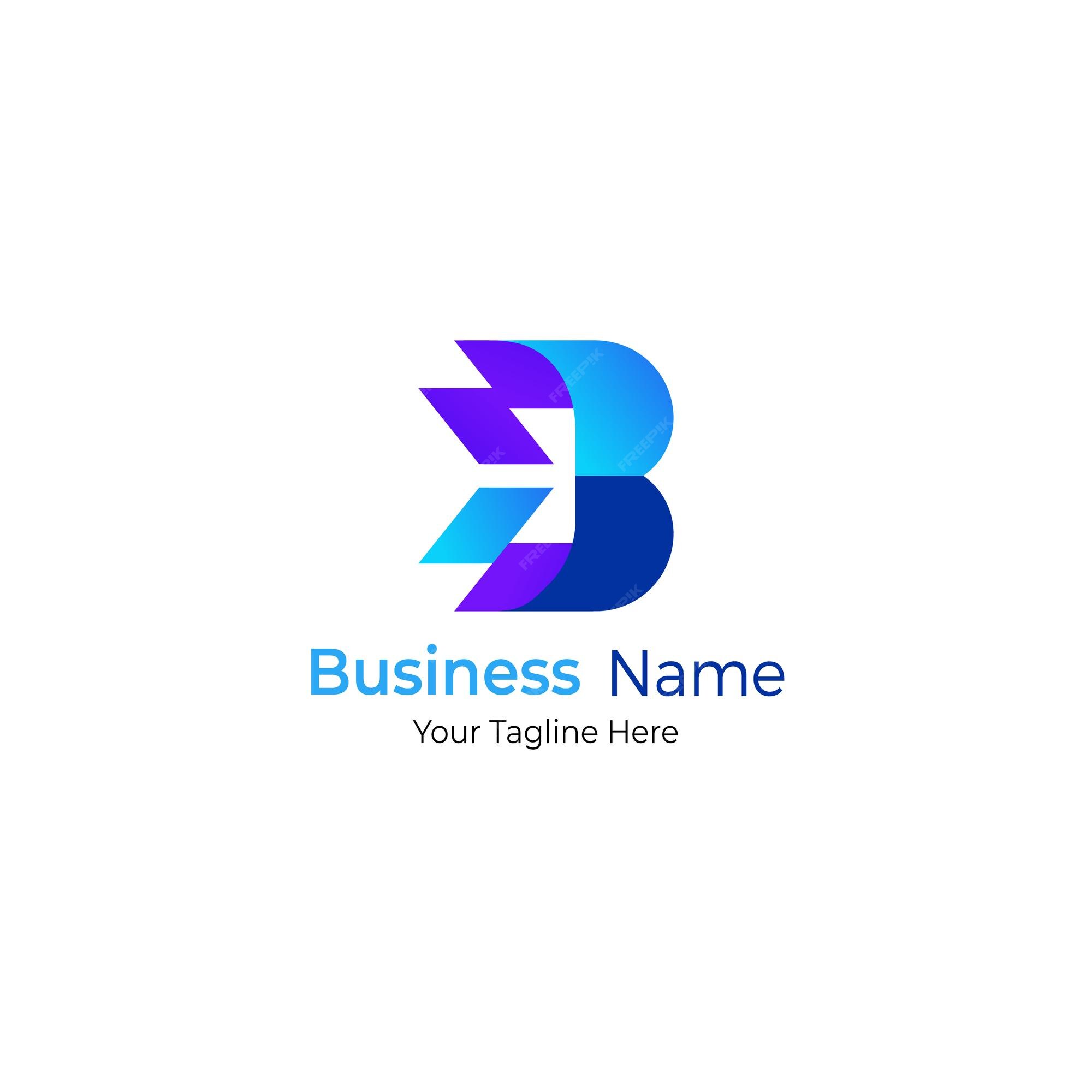 Premium Vector | B business logo design