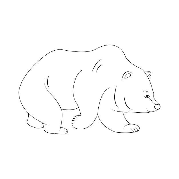 Premium Vector | Bear icon