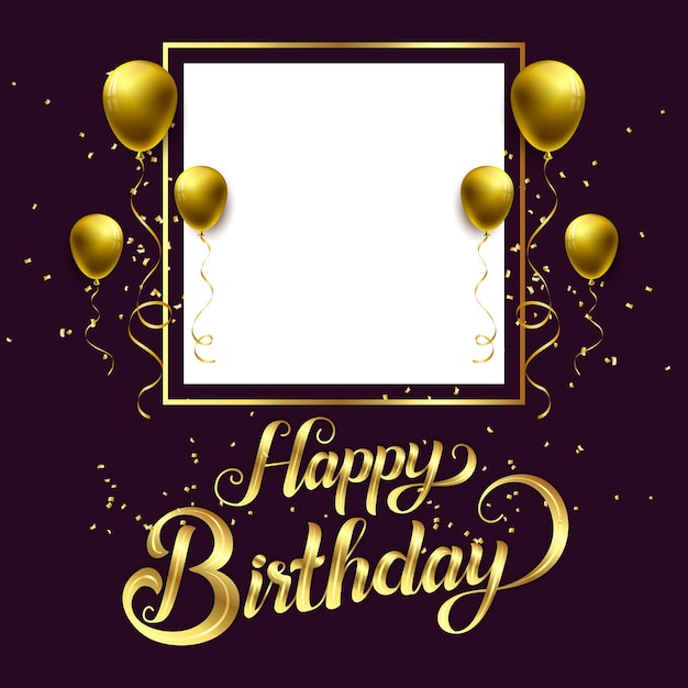 Happy Birthday Card Frame Free Images - Infoupdate.org