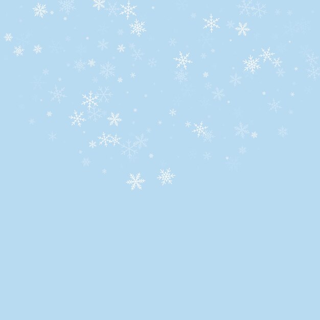 Premium Vector | Beautiful snowfall christmas background subtle