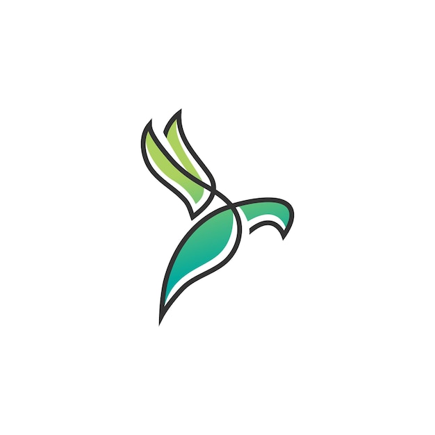 Premium Vector | A bird logo with the letter k on it