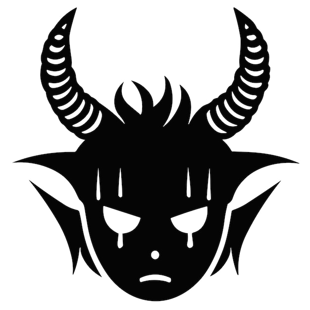 Devil Head Silhouette