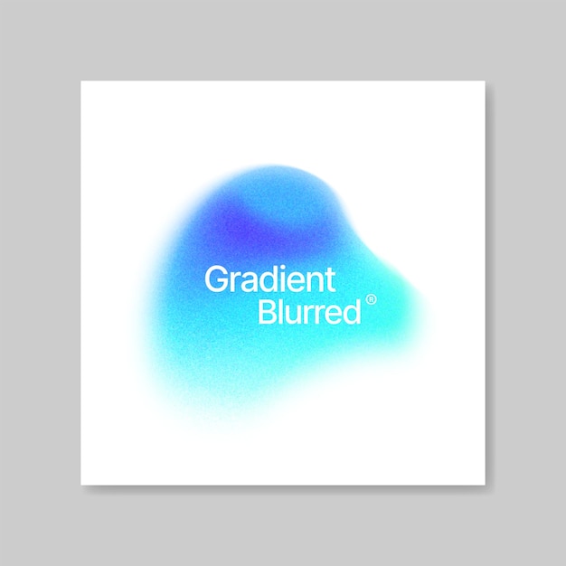 Premium Vector | Blue gradient grainy texture background