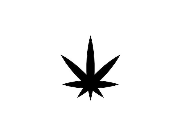 Premium Vector | Cannabis leaf weed medical logo design