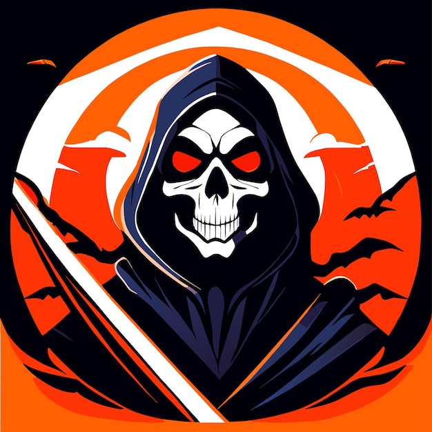 Premium Vector | Chilling Embrace of Death Vector