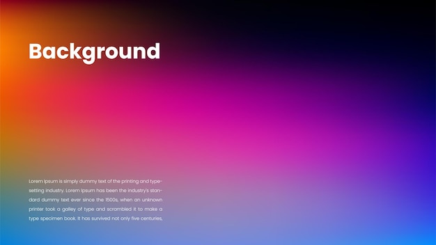 Premium Vector | Color gradient modern bg