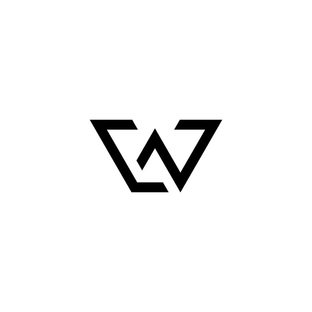 Premium Vector | Cw logo