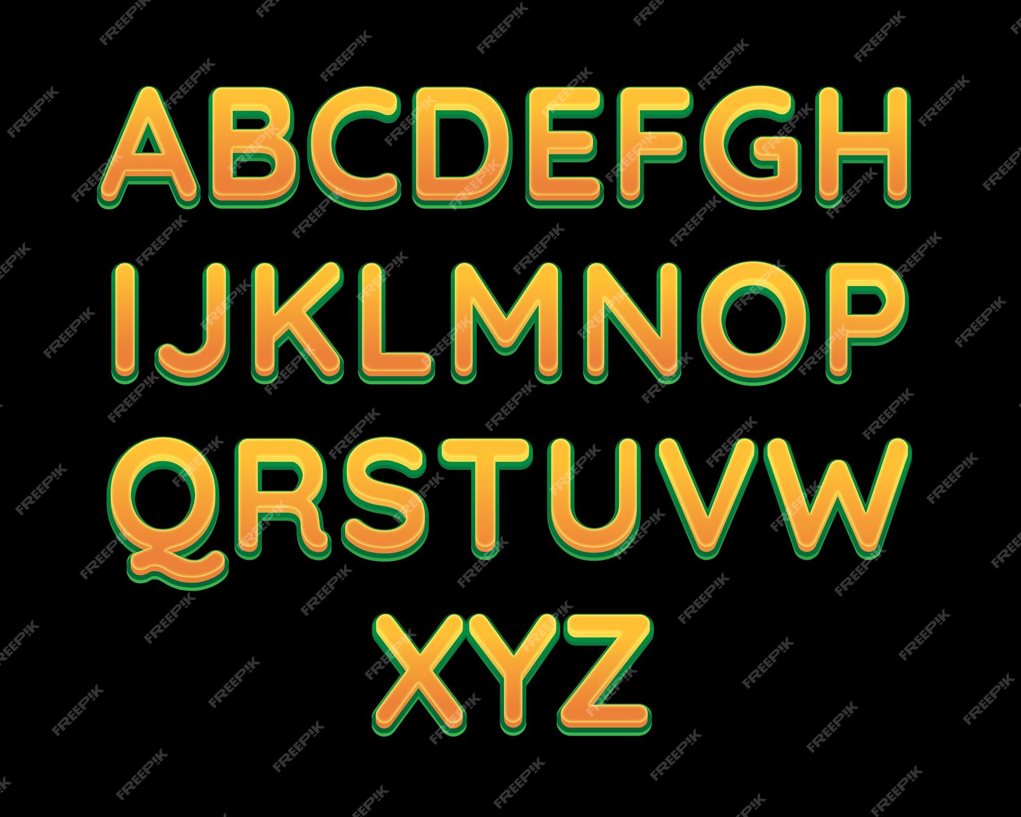 Premium Vector | Dragon modern alphabet fonts