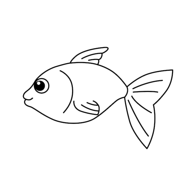 Premium Vector | Fish cartoon vector illustration