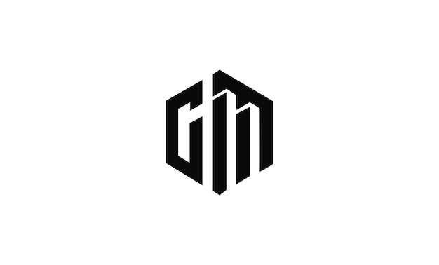 Premium Vector | Gm logo design