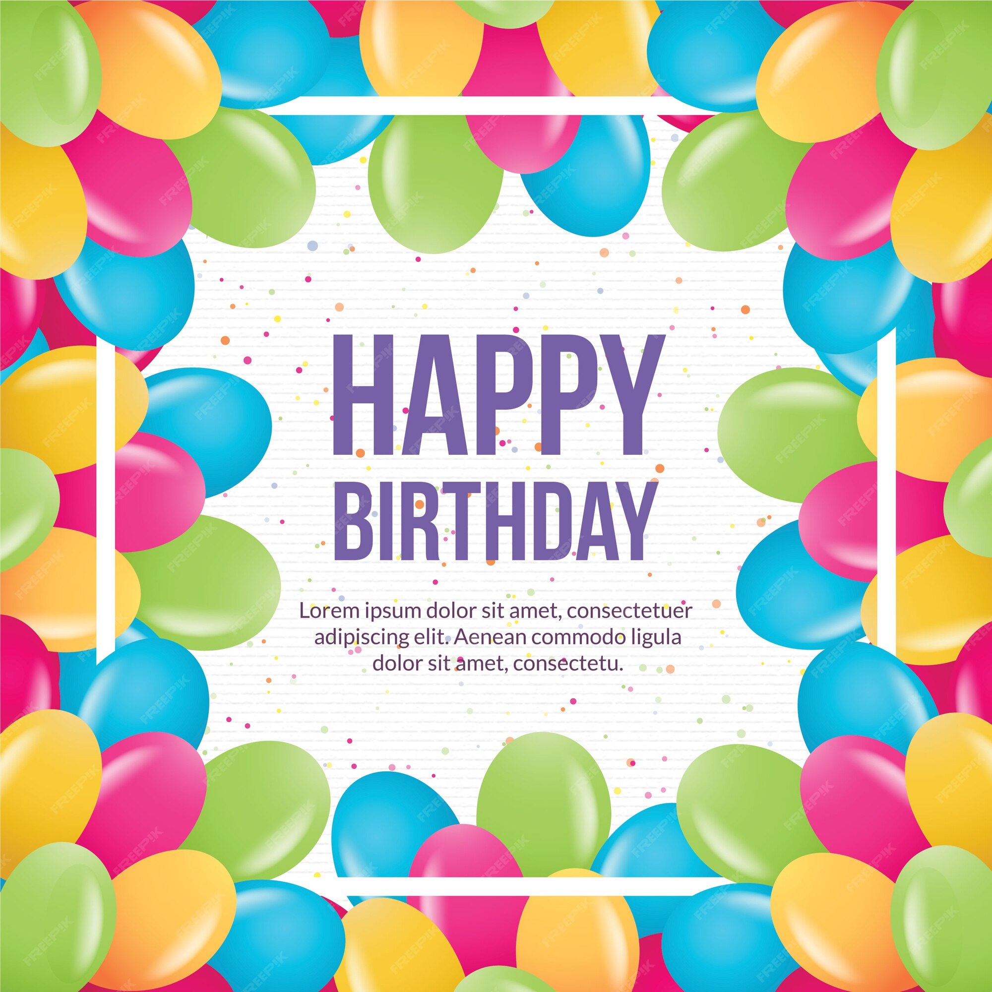 Premium Vector | Happy birthday vector illustration