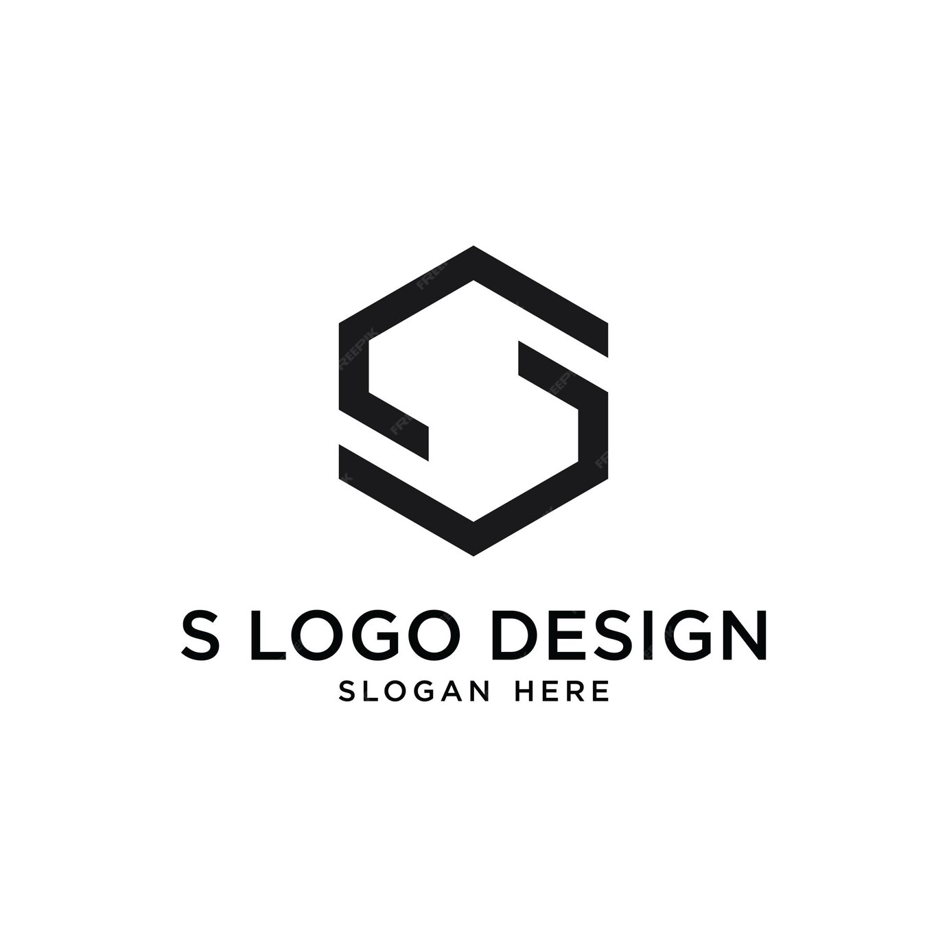 Premium Vector | Hexagon abstract letter s logo modern design company