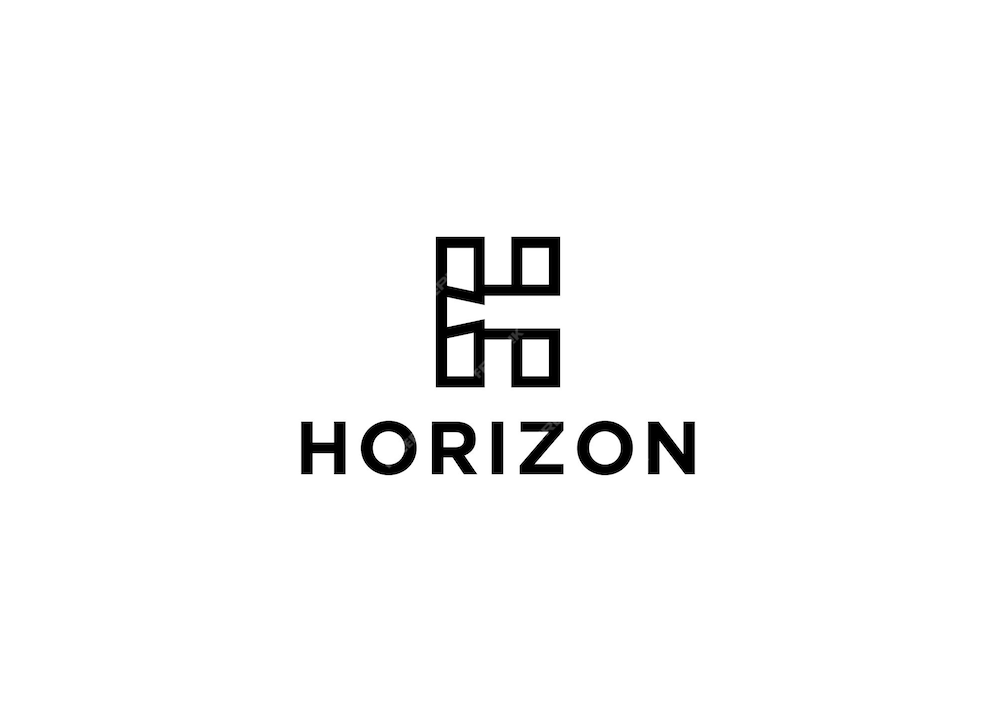 Premium Vector | Horizon logo design vector illustration