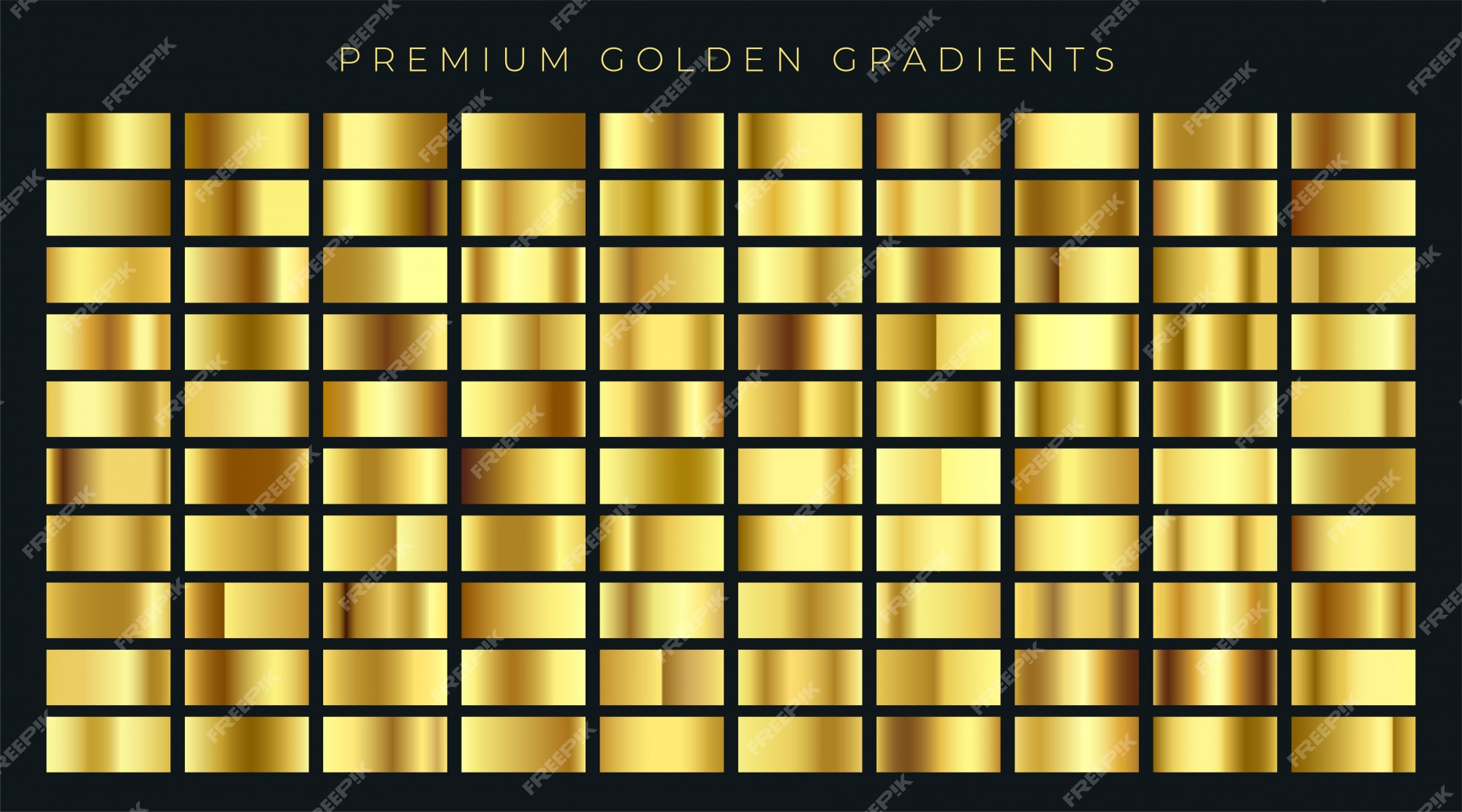 Premium Vector | Huge big collection of golden gradients background ...