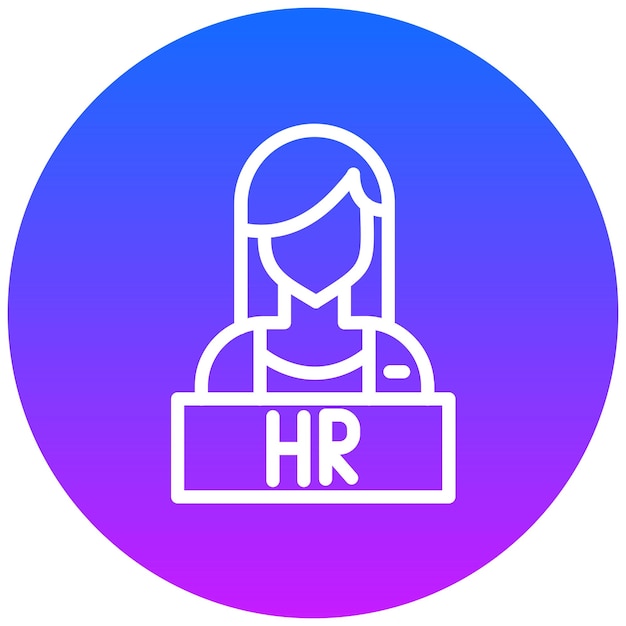 Premium Vector | Human Resources Manager Icon