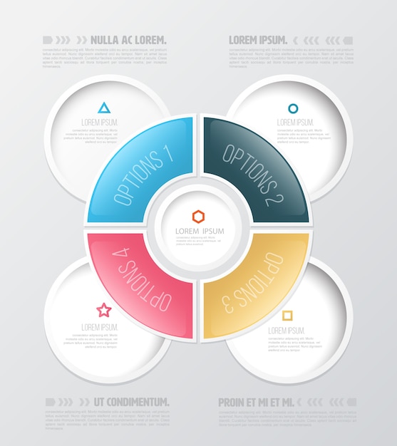 Premium Vector | Infographic design template