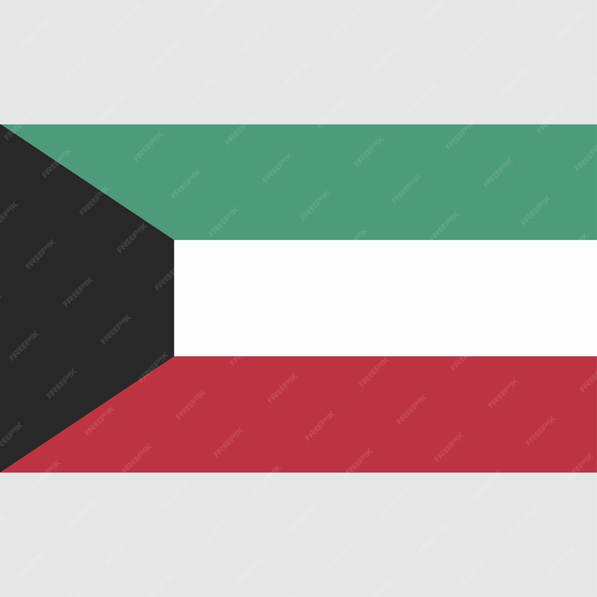 Premium Vector | Kuwait country flag vector and jpg file