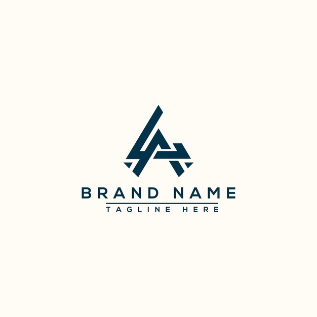 Premium Vector | La logo design template vector graphic branding element