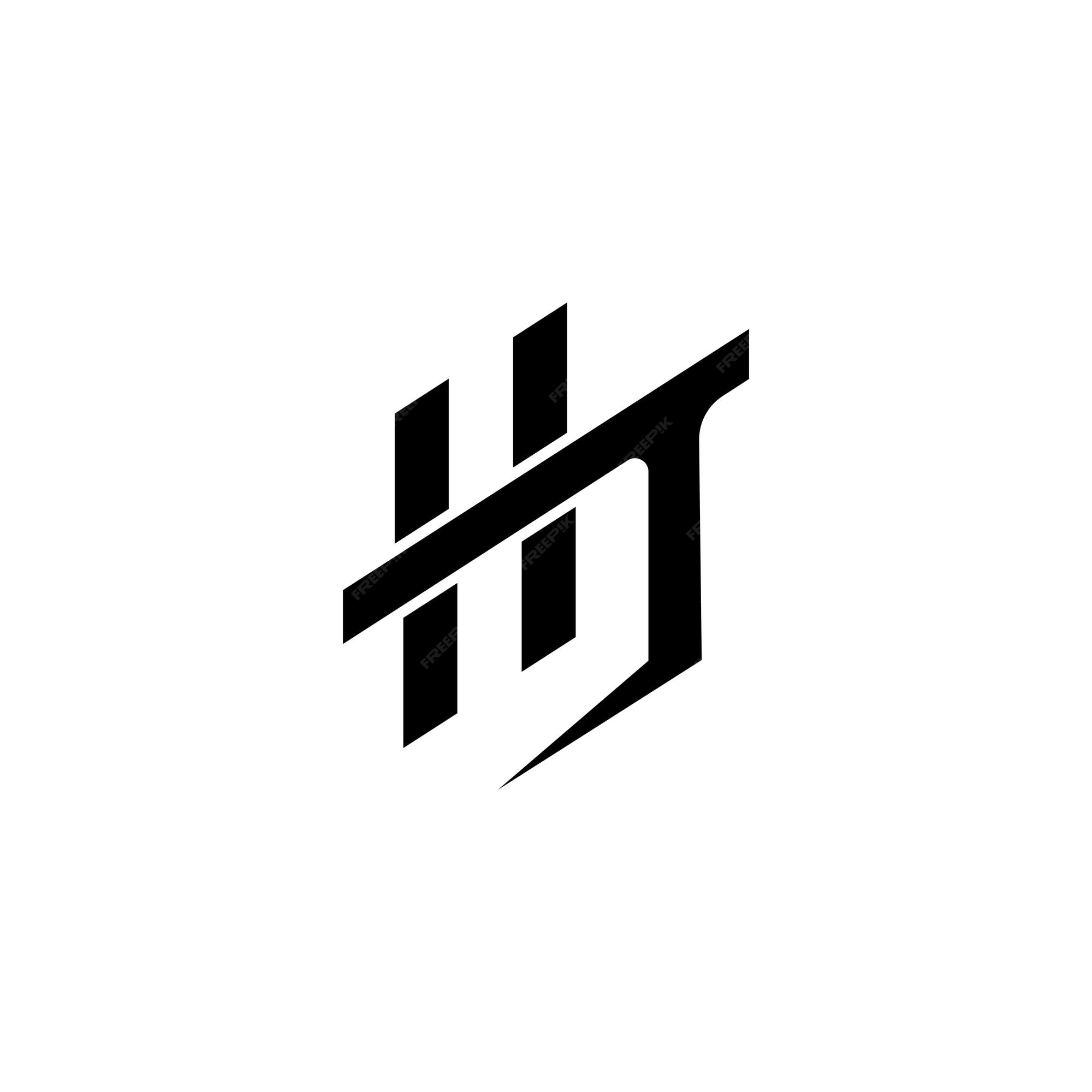 Premium Vector | Letter ht logo