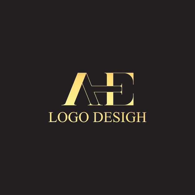 Premium Vector | Logo design initial letter ae for business or personal ...