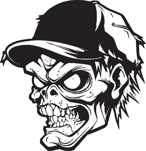 Premium Vector | Macabre mascot zombie vector zombie companion mascot ...