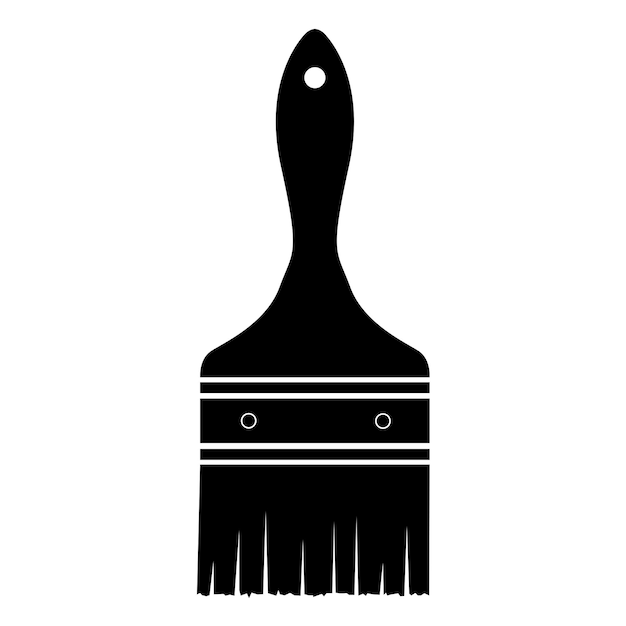 Premium Vector | Paint brush icon vector illustration