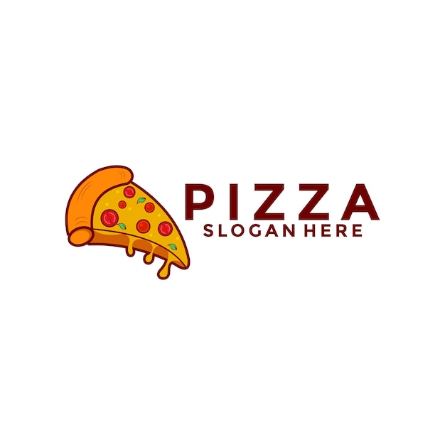 Premium Vector | Pizza logo design restaurant food pizza slice ...