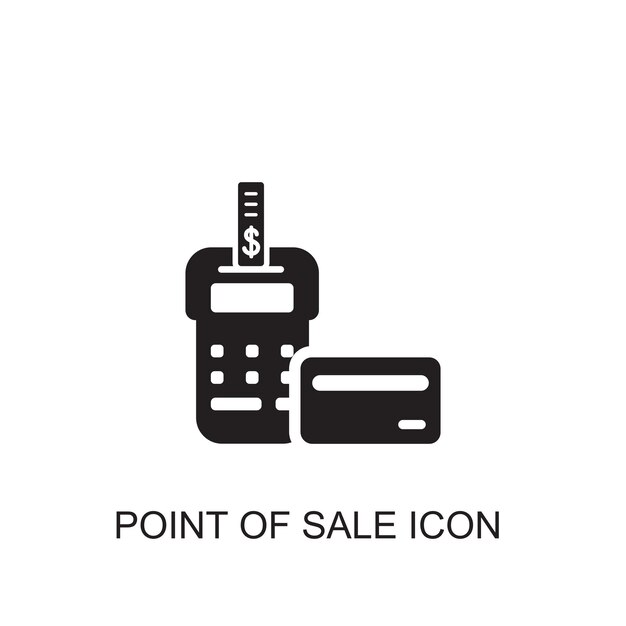 Premium Vector | Point of sale vector icon icon