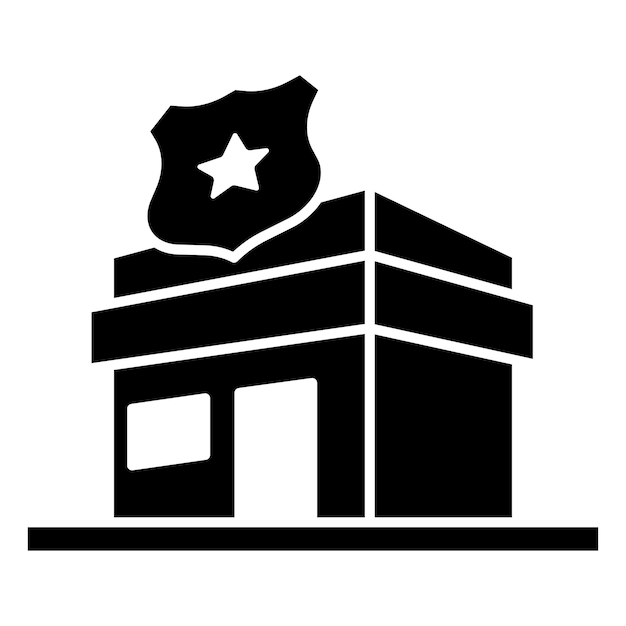 Premium Vector | Police office icon vector design template