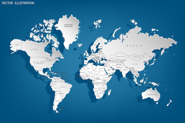 What Is A World Political Map Called - Infoupdate.org