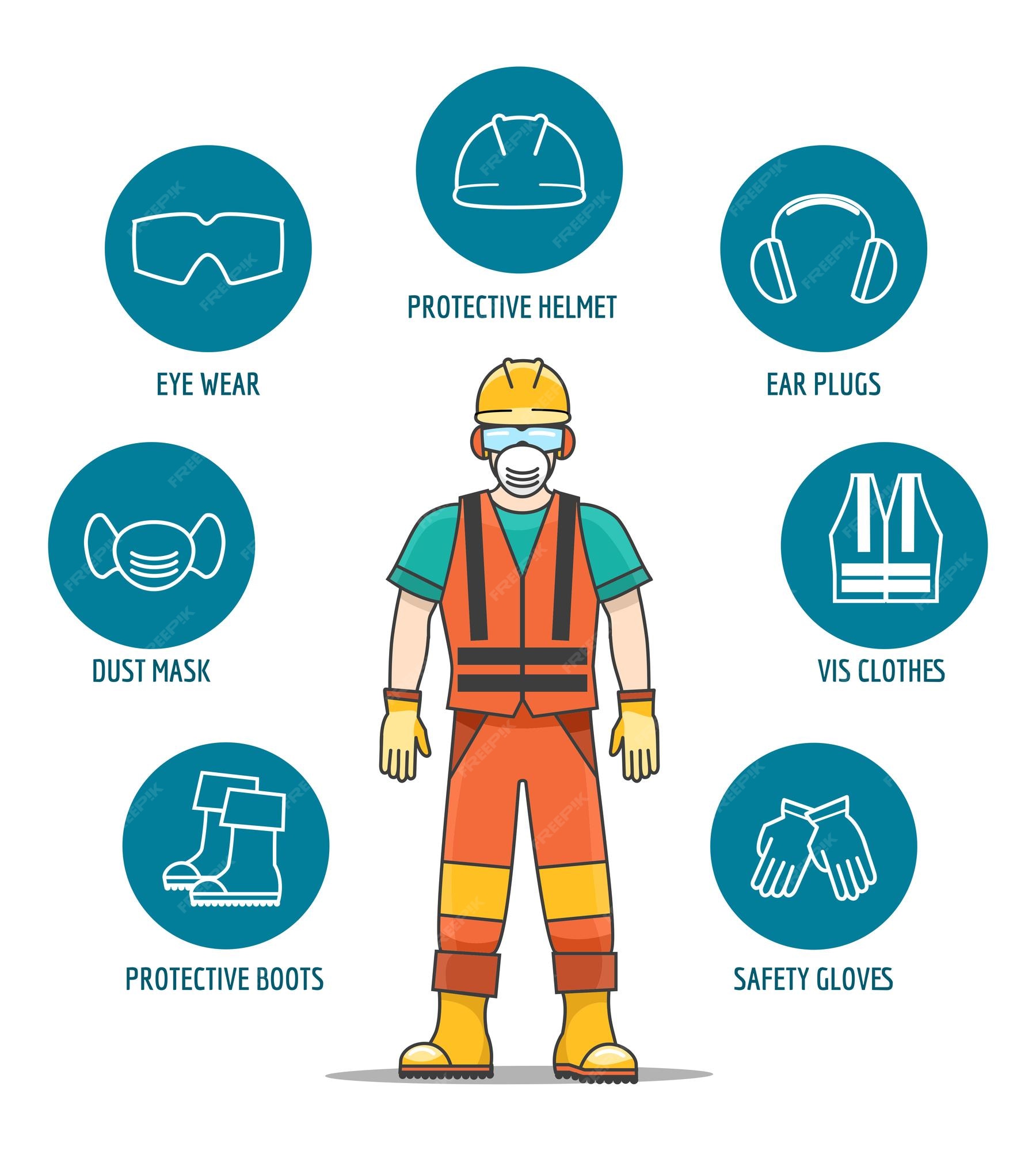 Premium Vector | Protective and safety equipment