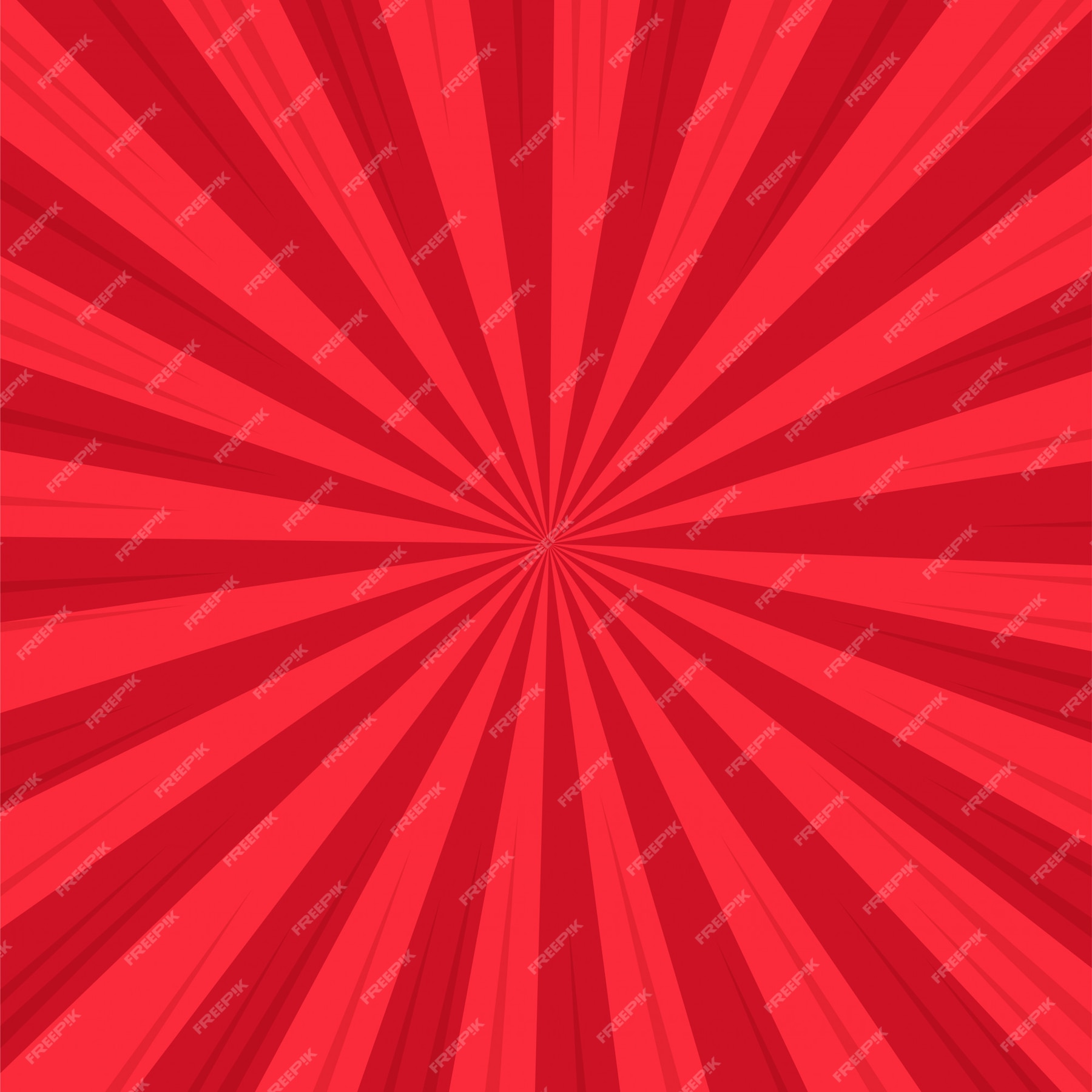 Premium Vector | Red abstract comic cartoon sunlight background.